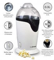 Pipoquera 1600W sin aceite